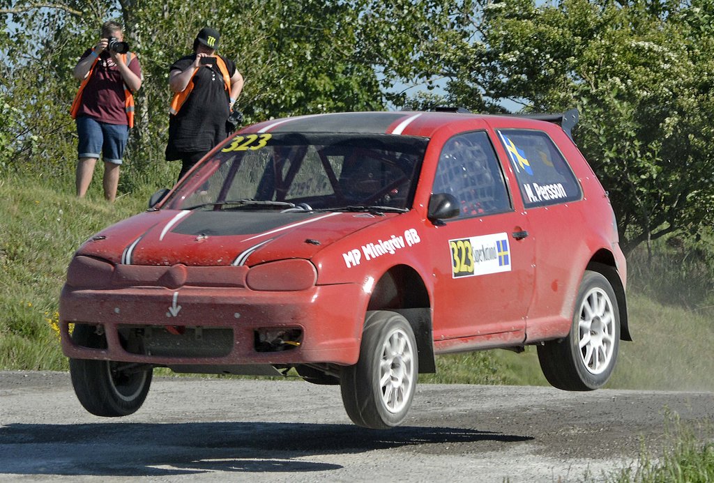 Svenskeren Mikael Persson er altid flyvende i Rally Cross